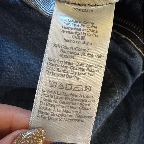 NWT Madewell Denim Blue Utility Jumpsuit Coveralls zip down size small - Picture 8 of 10